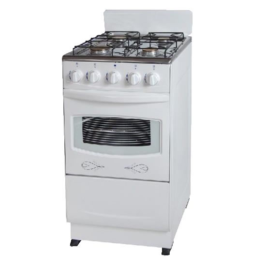 4Burner Gas Stove With 50Liter Free Standing Oven