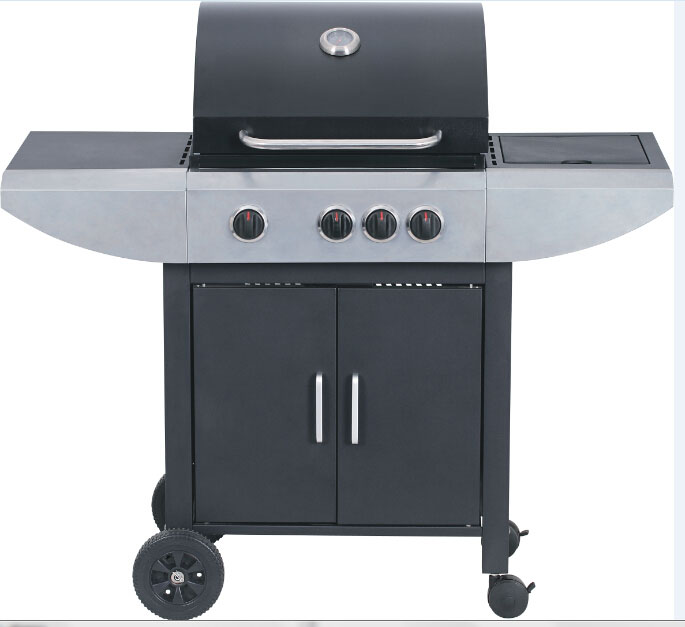 Single Layer Black Power Coating Hood BBQ Grill