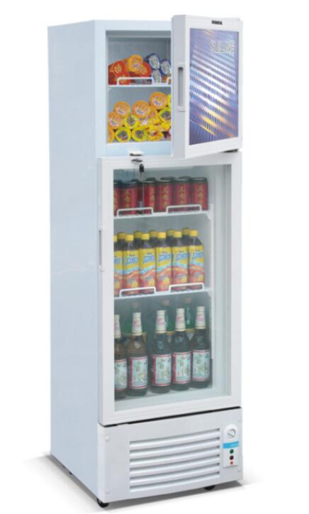 NS-SCS300 300liter Upright Electric Refrigerator Display Showcase Static Cooling