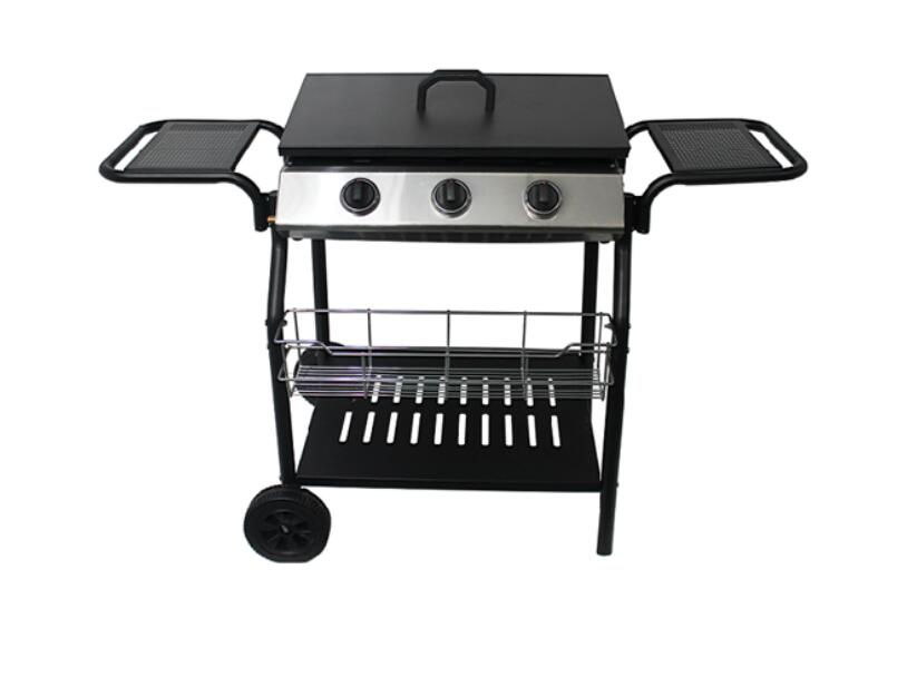 3 Burner Coating body Gas Grill Barbecue